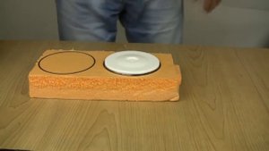 Как сделать шар из пенопласта