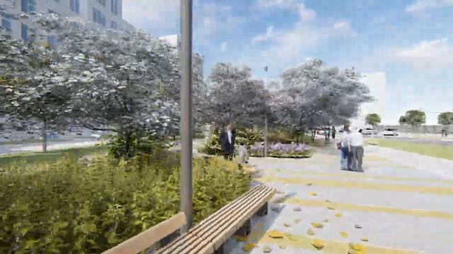 Проект бульвара в жилом районе Солнечный, г. Екатеринбург смотреть онлайн