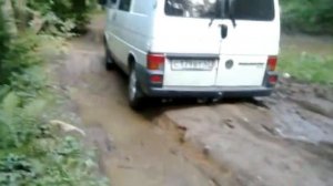 vw T4 на бездорожье