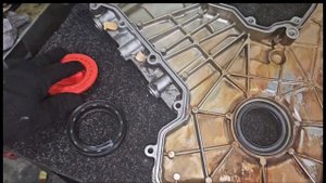 Крышка ГРМ,сальник коленвала,шкив...Range Rover 448PN 4.4