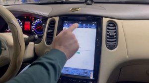 Infiniti EX / QX50 - монитор в стиле Tesla