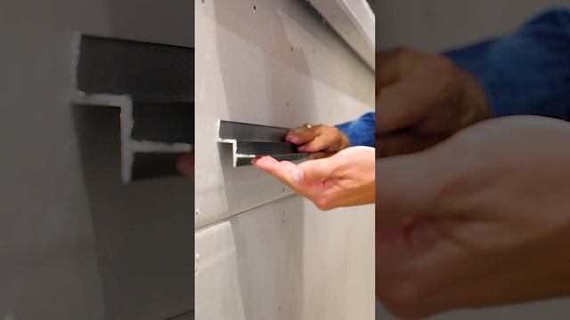 Краткий обзор алюминиевого теневого плинтуса от Profilini для гипсокартонного потолка. смотреть онлайн