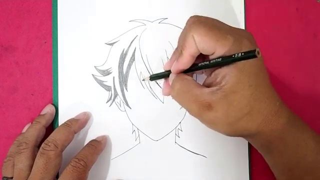3 Hairstyle To Draw Anime Hair Boy - How To Drawing Anime Tutorial смотреть онлайн
