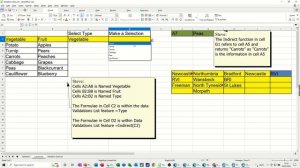 How to create validity lists in LibreOffice Calc