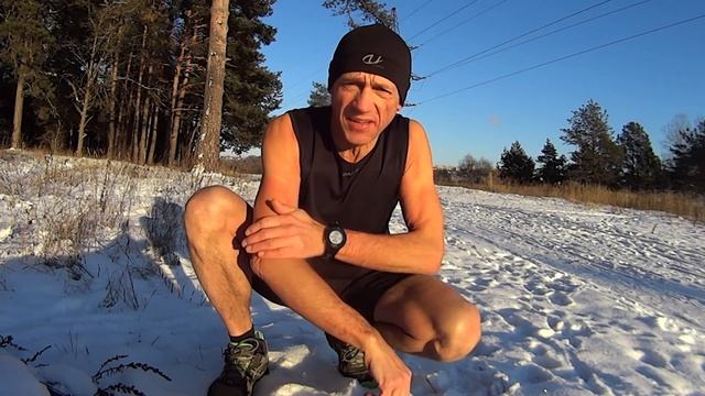 Бег зимой в трусах и майке. Миниотчет смотреть онлайн