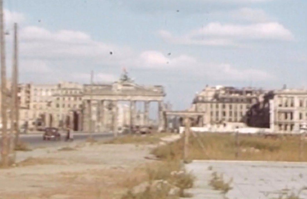 Берлин Германия 1947 в цвете. Berlin Germany 1947 in color.