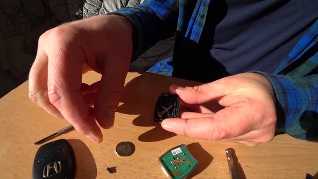 Замена батарейки ключа хонда цивик смотреть онлайн