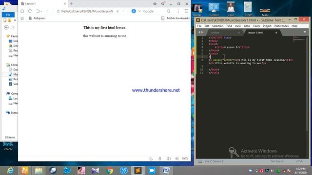 HTML/PHP for Beginners | lesson 1