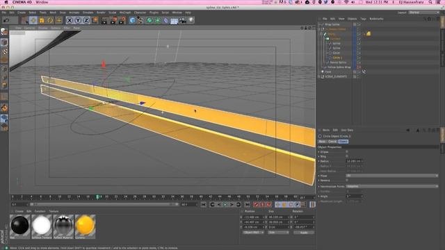Cinema 4D Tutorial - Using The Align To Spline Tag With Xpresso