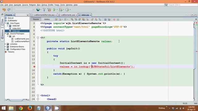 Stateful Session EJB Part 4 Creating Jsp смотреть онлайн