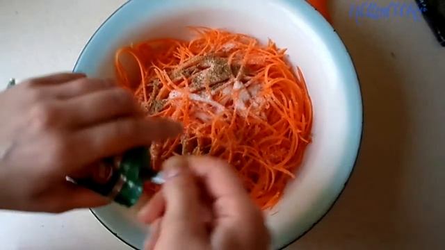 Морковь по корейски Просто Вкусно Быстро ( Морковь-ча ) [ #Салаты ]