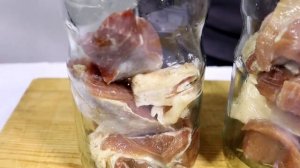 Легкий способ приготовить тушёнку в домашних условиях - очень вкусно SUBTITLE RUS