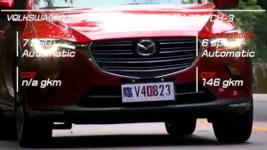 2019 Volkswagen T-Cross vs 2019 Mazda CX-3