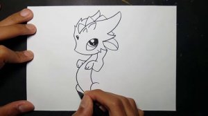 How to Draw a Baby Dragon Easy Step by Step