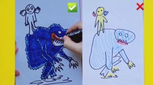 МАМА ДЛИННЫЕ НОГИ ХАГИ ВАГИ #какнарисоватьхагиваги #хагиваги #хагивагиизбумаги #поделки