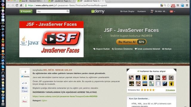 JSF 000 Java Server Faces смотреть онлайн