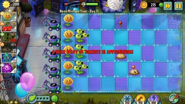 Plants vs Zombies 2 Neon Mixtape Tour 11 / Растения против Зомби 2 Неоновый микстейп тур 11 смотреть онлайн