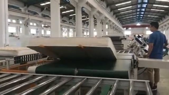 WB-5 Окантовочная машина для производства матрасов и одеял смотреть онлайн