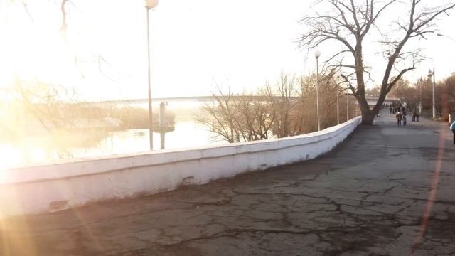 ТИРАСПОЛЬ Днестр зимой и летом.