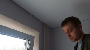 Как установить простой натяжной потолок с светильниками и закладной от А до Я