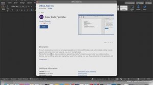 Easy Code Formatter MAC OS add-in/add-on/plugin WORD