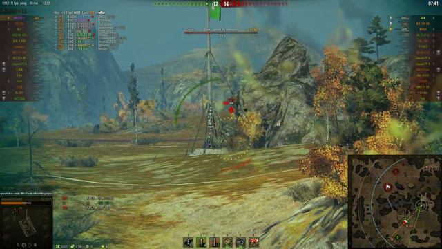 World of Tanks | WZ-132-1 - 8 Kills - 8,7K Damage - 1 VS 4 Gameplay