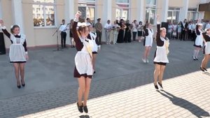 Выпускники танцуют флешмоб(Вороновская СШ). Хореограф-постановщик Марта Метюнас