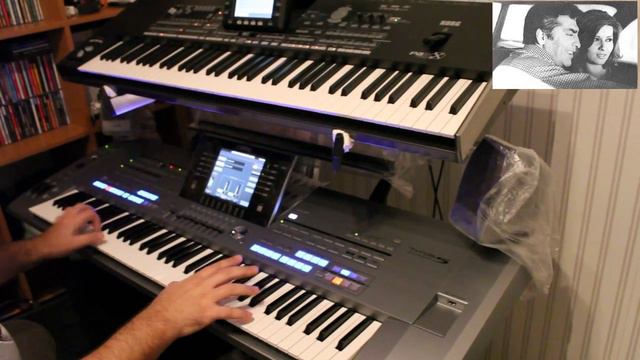 Soltane Ghalbha Piano Cover Keyboard  Tyros 5 Korg Pa3X   Aref -    لیلا فروهر- سلطان قلبها