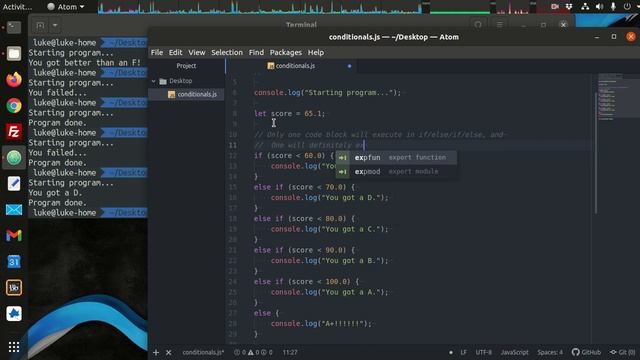 JavaScript - Flow Control: Conditional Statements