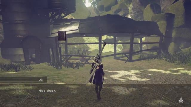 NieR: Automata Gameplay [Glitchy Sound Recording] смотреть онлайн