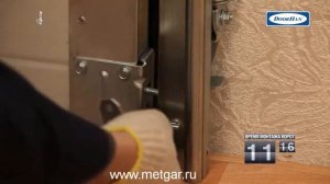Установка секционных гаражных ворот Yett 01