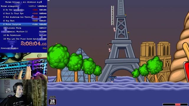 The Worms 2rilogy (Worms 2, Armageddon and World Party) - All Missions Any% speedrun in 4:15:32 смотреть онлайн
