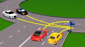 Кто из водителей имеет преимущество на кольце?