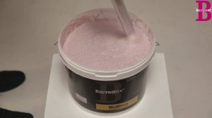 Bayramix мозаичная краска Multimix  нанесение краскапультом