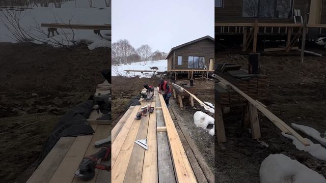 Откосы и наличники из имитации бруса. смотреть онлайн