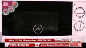 Homeshop18.com - Godrej 20 L Grill Microwave Oven - GMX20GA1WMZ