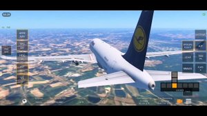 Полёт Париж Амстердам авиакомпанией люфтганза в infiniti flight