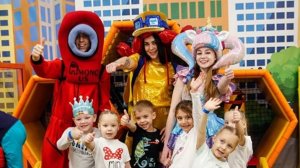 День рождения ребенка в большой детской игровой в Томске
