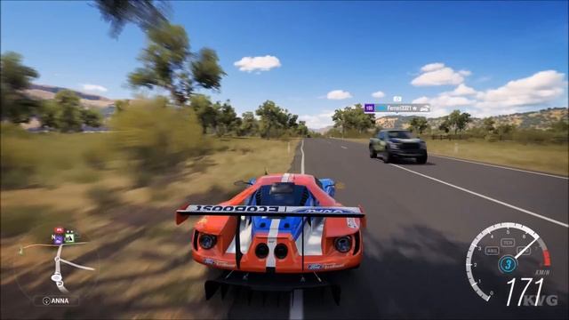 Ford #66 Ford Racing GT Le Mans 2016 - Forza Horizon 3 - Test Drive Free Roam Gameplay (HD) смотреть онлайн