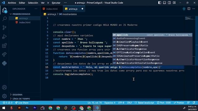 [Curso JavaScript desde 0] - 1 - Hola Mundo en JS