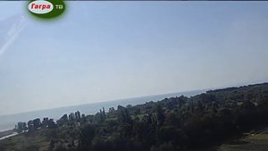 6 июля в Пицунде упал прогулочный самолет А 33