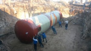 Монтаж пожарных резервуаров