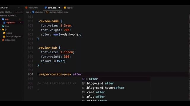 Responsive Personal Portfolio Website Using HTML, CSS & JS | Create A Portfolio Website Part - 2