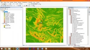 ArcGIS 10 - № 18. Создание карты склонов и их применение.