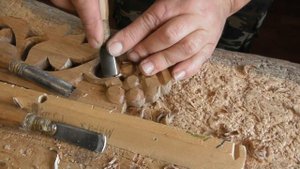 Резьба по дереву  Виноград