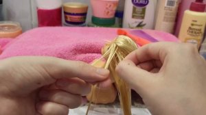СОВРЕМЕННАЯ Причёска для куклы Barbie ♡Туториал по причёске♡