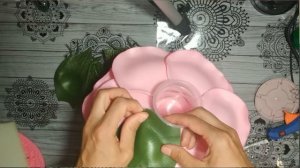 Роза светильник из изолона. своими руками. d30см. DIY flowers