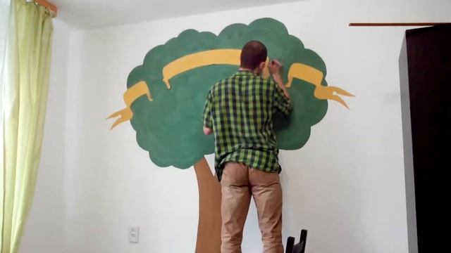 timelapse процесс рисования дерева в цвете часть 2 смотреть онлайн