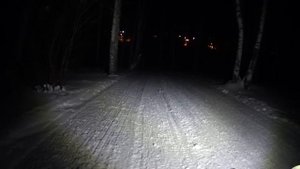 Подготовка лыжной трассы. (Часть 3.4 - Работа резаком по бугру на подъеме)