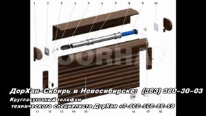 Рольставни ДорХан с круглым коробом намотки